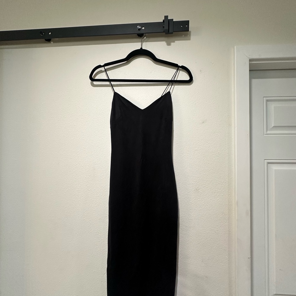 Hot Miami Styles Sleek Black Dress
